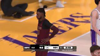 NBA 2K25 Gameday Simulation | LAKERS vs CAVALIERS FULL GAME HIGHLIGHTS