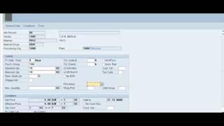 SAP Purchase Info Record | SAP Info Record | Create SAP Purchase Info Record