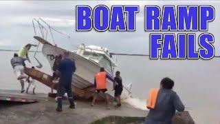 Funny Boat Ramp and Boat Launch Fails