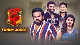 Hyper Aadi, Divya, Jessie, Pradeep | Funny Jokes | Dhee 15 | Championship Battle | ETV