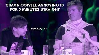 simon cowell annoying 1D for 5 minutes straight