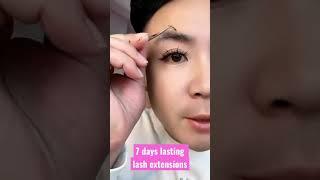 Designed 7 days lasting lash extensions for home use