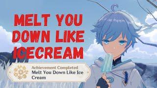 Melt you down like Ice Cream Achievement -  Tutorial | Genshin Impact