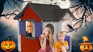 Amelia, Avelina & Akim Halloween story with the Witch house