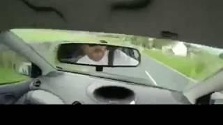 Guy Flips Car Caught On Tape. Acts Cool