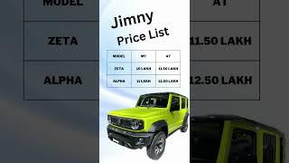 Suzuki Jimny price details #jimny #jimnyprice #suzuki