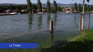 Crue 2021 du lac de Neuchâtel à Yverdon