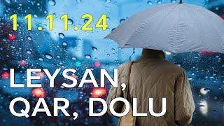 Bakıda arabir yağış, bəzi rayonlarda isə leysan və qar yağacaq - Hava | 11.11.24