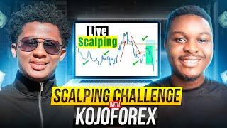 Live Scalping Challenge with Ghana's Richest Forex Trader, Kojoforex