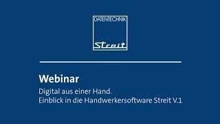 Einblick in die Handwerkersoftware Streit V 1