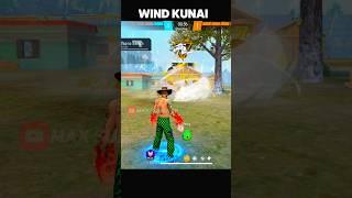 Wind  Kunai #shoerts Free fire Naruto