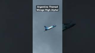  Argentina Mirage High Alpha Pass #freewing #mirage2000 #RC #jet #aviation #aeromodelismo