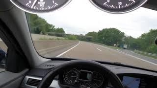 BMW E90 335D Top Speed Flyby on German Autobahn