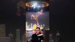 China ushered in the 2025 with a drone light show featuring 10,000 drones.
