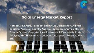 Solar Energy Market Report 2024 | Forecast, Market Size, Growth, Trends