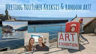 Visiting Kriksis' Art Exhibition, Kurt Jackson 'Sketchbooks' Book Flip-Through & Random Art From Me