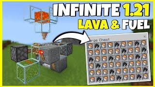 EASIEST 1.21 INFINITE LAVA & FUEL FARMin Minecraft Bedrock And MCPE,Xbox,PS4, Nintendo Switch/PC