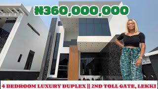 Contemporary 4 Bedroom Smart Duplex with a swimming pool selling for ₦360,000,000  ($240k) in Lekki.