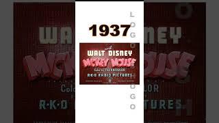 Mickey Mouse Logo Evolution #evolution #mickeymouse #viral