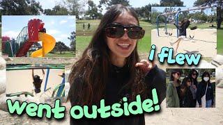 GRECIA GOES TO THE PARK! i touched grass (ft. friends)