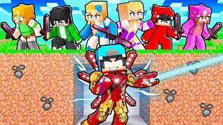 HUNTERS vs SUPERHERO SPEEDRUNNER In Minecraft!