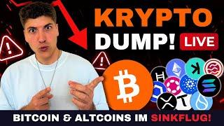  BITCOIN & KRYPTO DUMP LIVE: WIE TIEF GEHT'S NOCH? [NOTFALL-STREAM]