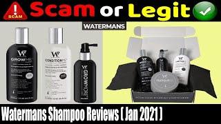 Watermans Shampoo Reviews {January 2021} See - Legit or Another Scam? | Scam Adviser Reports