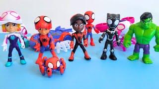 Spidey and his Amazing Friends | Unboxing Toys | asmr