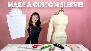 How To Pattern Draft A Basic Sleeve Sloper Like A Pro! | Sew Anastasia