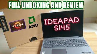 LENOVO IDEAPAD S145 Unboxing / AMD RYZEN 3 // Full review and detail unbox