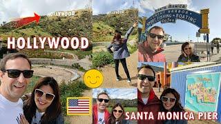 LOS ANGELES VLOG: HOLLYWOOD SIGN, LA, CA  + SANTA MONICA PIER TOUR, PACIFIC FAIR + WALKING TOUR