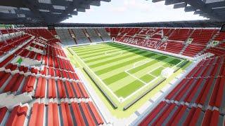 Minecraft WWK Arena (FC Augsburg) Timelapse +DOWNLOAD | TheCraftCrusader