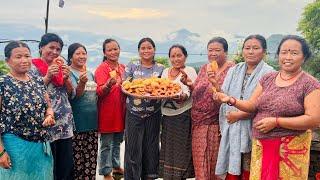 Milk tea  puri,Dunod ra Nimkin hamro khaja..mero budoko bijok#siruthapamagar#villagelife#vlog