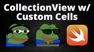 How to Make a CollectionView w/ Custom Cells Programmatically (Swift, UIKit)