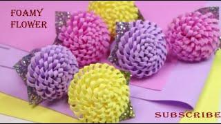 Foam Sheet Craft Ideas || Foam Sheet Flower Making Tutorial