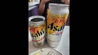 아사히 생맥주 캔 대짜, 푸칭 푸딩ㅡ소맥