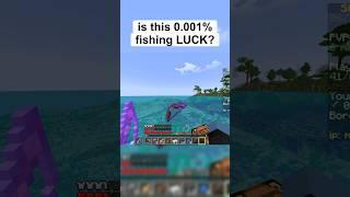 the LUCKIEST fishing loot in Minecraft