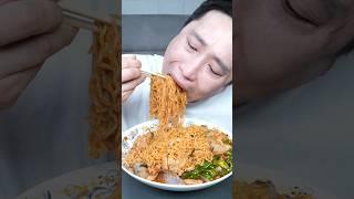 세상에서 가장매운 홍어 라면 매운 김치 먹방 면상호
