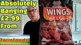 New York Diner | Hot & Spicy | Chicken Wings | £2.99 from Farmfoods | Supercool Review