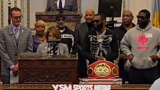 Jaron Ennis Honored by the City of Philadelphia ahead of his Nov 9th bout against Karen Chukhadzhian