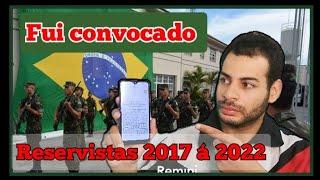  Exército convocando militares da reserva em todo Brasil (FUI CONVOCADO) 2017 À 2022