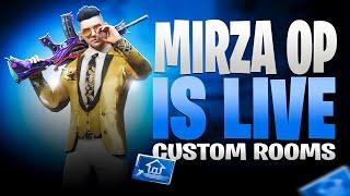 PUBG LIVE CUSTOM ROOMS | MIRZA OP | IPAD PRO 2021 PUBG STREAM| RP GIVEAWAY ON 6k