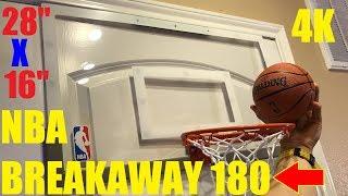 Spalding NBA Breakaway 180 Basketball Hoop Review!