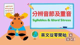 【英文從零開始】如何劃分音節及分辨重音｜Syllables & Word Stress｜Boro English