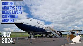 British Airways Negus G-CIVB Boeing 747 Cotswold Airport