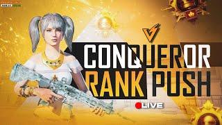 Duo Rank Push Day 02 - Platinum To Conqueror Rank Push Live Battlegrounds Mobile India -