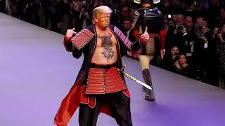 Ai Donald trump in style: ai generated shirtless catwalk