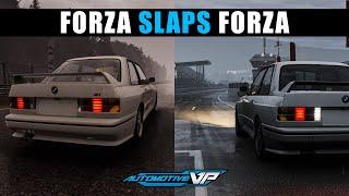 Forza Motorsport VS Forza 7: Graphics Comparison Spa In The Wet BMW M3 Gameplay 4K