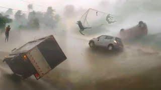 Typhoon Bebinca Hits Shanghai, China - INSANE Storm Footage!