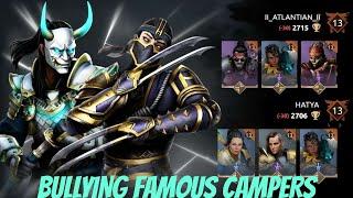 Itu and Lynx Bullying Famous Campers || Renova Gaming|| Shadow Fight 4: Arena